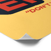 テッドなげなわ | Roy Kentエフェクトタイポグラフィ図 ポスター (角)