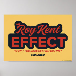 テッドなげなわ Roy Kentエフェクトタイポグラフィ図 ポスター