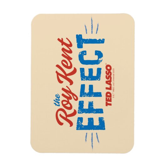 テッドなげなわ | Roy Kentエフェクトヴィンテージグラフィック マグネット (縦)