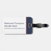 テッドなげなわ | Roy Kent Bobblehead ラゲッジタグ (裏面横)