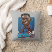 テッドなげなわ Sam Obisanya Bobblhead クッション (ブランケット)