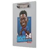 テッドなげなわ Sam Obisanya Bobblhead クリップボード (左)