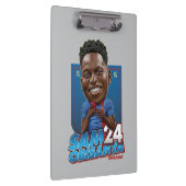 テッドなげなわ Sam Obisanya Bobblhead クリップボード (右)