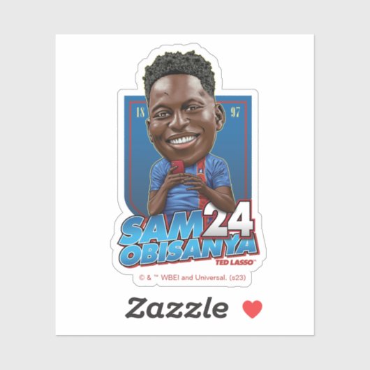テッドなげなわ Sam Obisanya Bobblhead シール (シート)