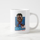 テッドなげなわ Sam Obisanya Bobblhead ジャンボコーヒーマグカップ (右)