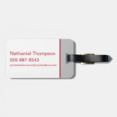 テッドなげなわ Sam Obisanya Bobblhead ラゲッジタグ (裏面横)