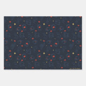 テッドなげなわ | Tea and Biscuitアイコンのトスパターン ラッピングペーパーシート (正面3)