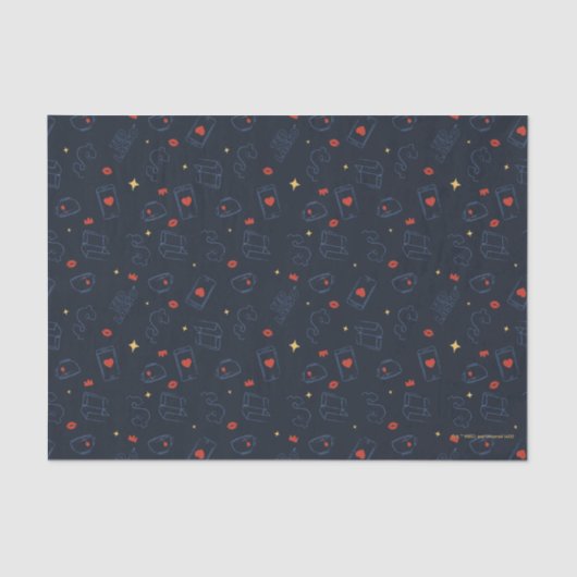 テッドなげなわ | Tea and Biscuitアイコンのトスパターン 薄葉紙 (正面)