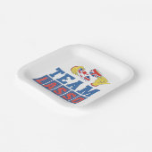 テッドラッソ |チームなげなわ ペーパープレート (傾斜あり)