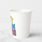 テッドラッソ |チームなげなわ 紙コップ (左)