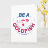 テッドラッソ |金魚になる カード (黄色い花)
