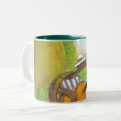 テッド、エドおよびCarollピクニック1 ツートーンマグカップ (正面左)