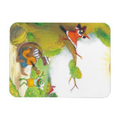 テッド、エド、そしてピクニックを歌った1 マグネット (横)