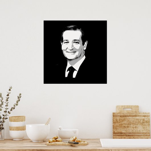 テッド・クルス顔 ポスター (キッチン)