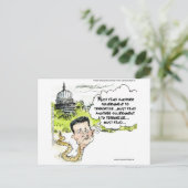 テッド・クルーズ・スリザーズおもしろい ポストカード (スタンド正面)