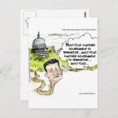 テッド・クルーズ・スリザーズおもしろい ポストカード (正面/裏面)