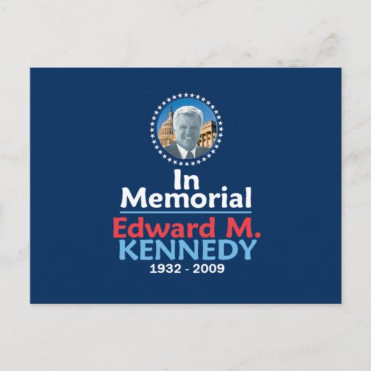 テッド・ケネディ記念はがき ポストカード (正面)