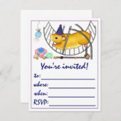 テッド・ザ・ハムスター 招待状 (正面/裏面)