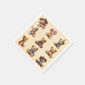 テッド スタンダードカクテルナプキン (角)