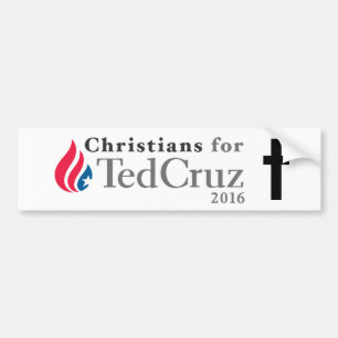 テッドCruzの大統領のバンパーステッカーのためのクリスチャン! バンパーステッカー