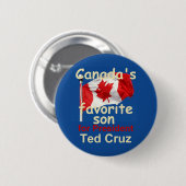 テッドCRUZ 2016ボタン 缶バッジ (正面&裏面)