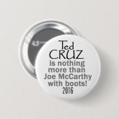 テッドCruz 2016年 缶バッジ (正面&裏面)