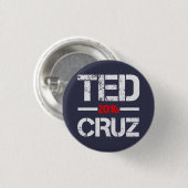テッドCruz 2016年 缶バッジ (正面&裏面)