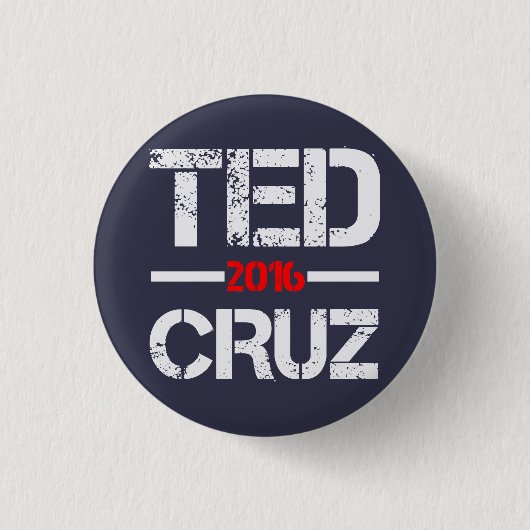テッドCruz 2016年 缶バッジ (正面)