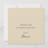 テッドE.ベアハグスカキタンパーソナライズされた (裏面)