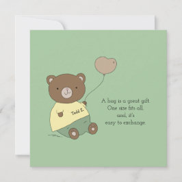 テッドE.ベアーハググリーンパーソナライズされた