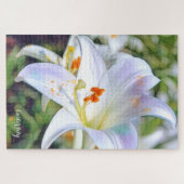 テッポウユリ [花] ジグソーパズル (横)