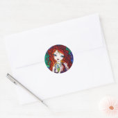 「テッラーの財宝」マーメイドファンタジー妖精 ラウンドシール (封筒)