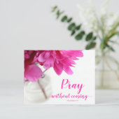 テッ祈サロニア人1人を5時17分の牡丹にしないで ポストカード (スタンド正面)