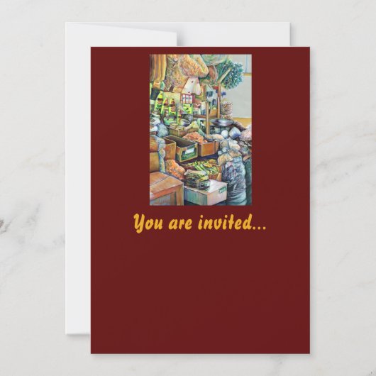 テッ魅力的カ·セン素晴らしターの約束 マグネット招待状 (正面)