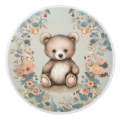 テディお洒落ベア セラミックノブ (正面)