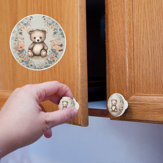 テディお洒落ベア セラミックノブ