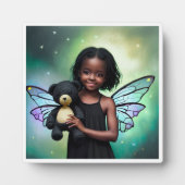 テディかわいらしベアの少女 フォトプラーク (正面)