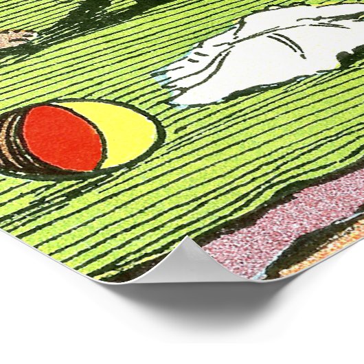 テディが人形とワルツを運ぶ ポスター (角)