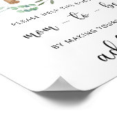 テディが忙しいママになる人の為に封筒に宛名書きしてあげるよ ポスター (角)