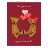 テディと私はバレンタインデーを賭ける (正面)