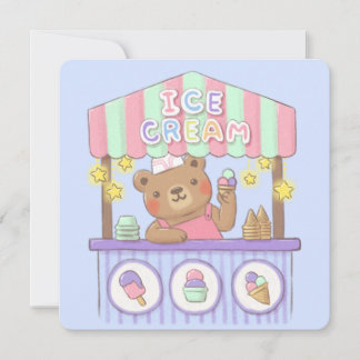 テディのアイスクリームパーラー カード