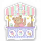 テディのアイスクリームパーラー シール (正面)