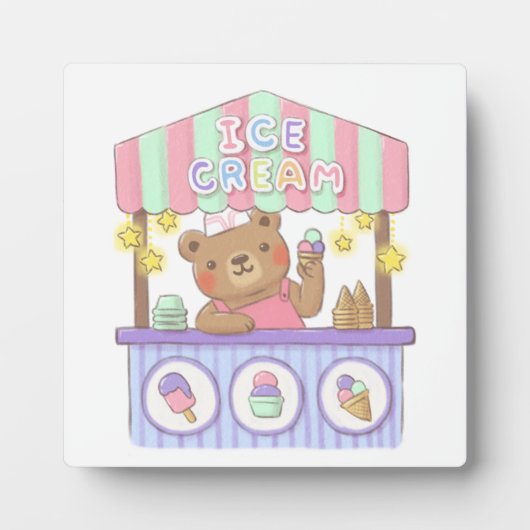 テディのアイスクリームパーラー フォトプラーク (正面)