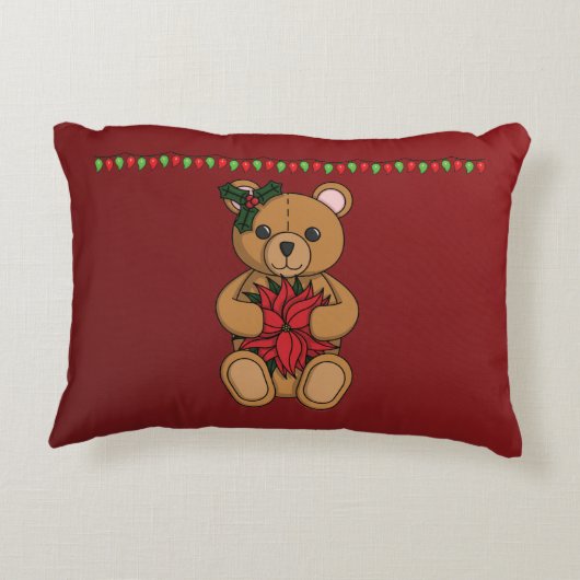 テディのギフトアクセント枕 アクセントクッション (裏面)