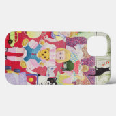 テディのクリスマスのパジャマ Case-Mate iPhoneケース (裏面 (横))