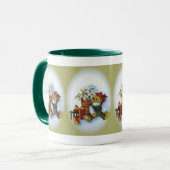 テディのクリスマスのマグ マグカップ (正面左)