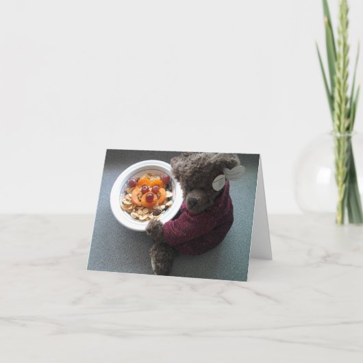 テディのポートレート カード (正面)