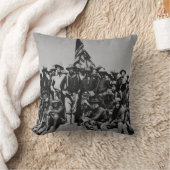 テディの子馬のTeddy Rooseveltの荒いライダー1898年 クッション (ブランケット)