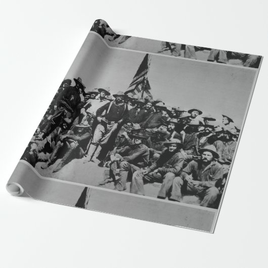 テディの子馬テディ・ルーズベルト荒削りライダー1898 ラッピングペーパー (アンロールド)