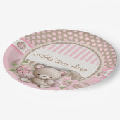 テディの新生児 ペーパープレート (アングル)